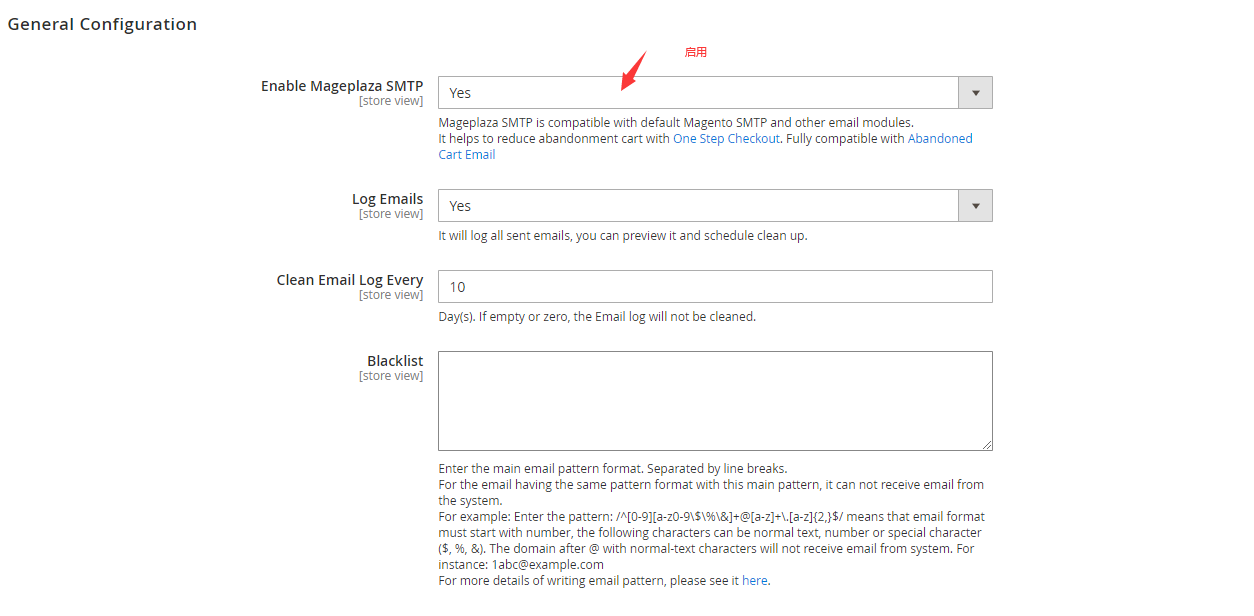 Magento Mageplaza General Configuration