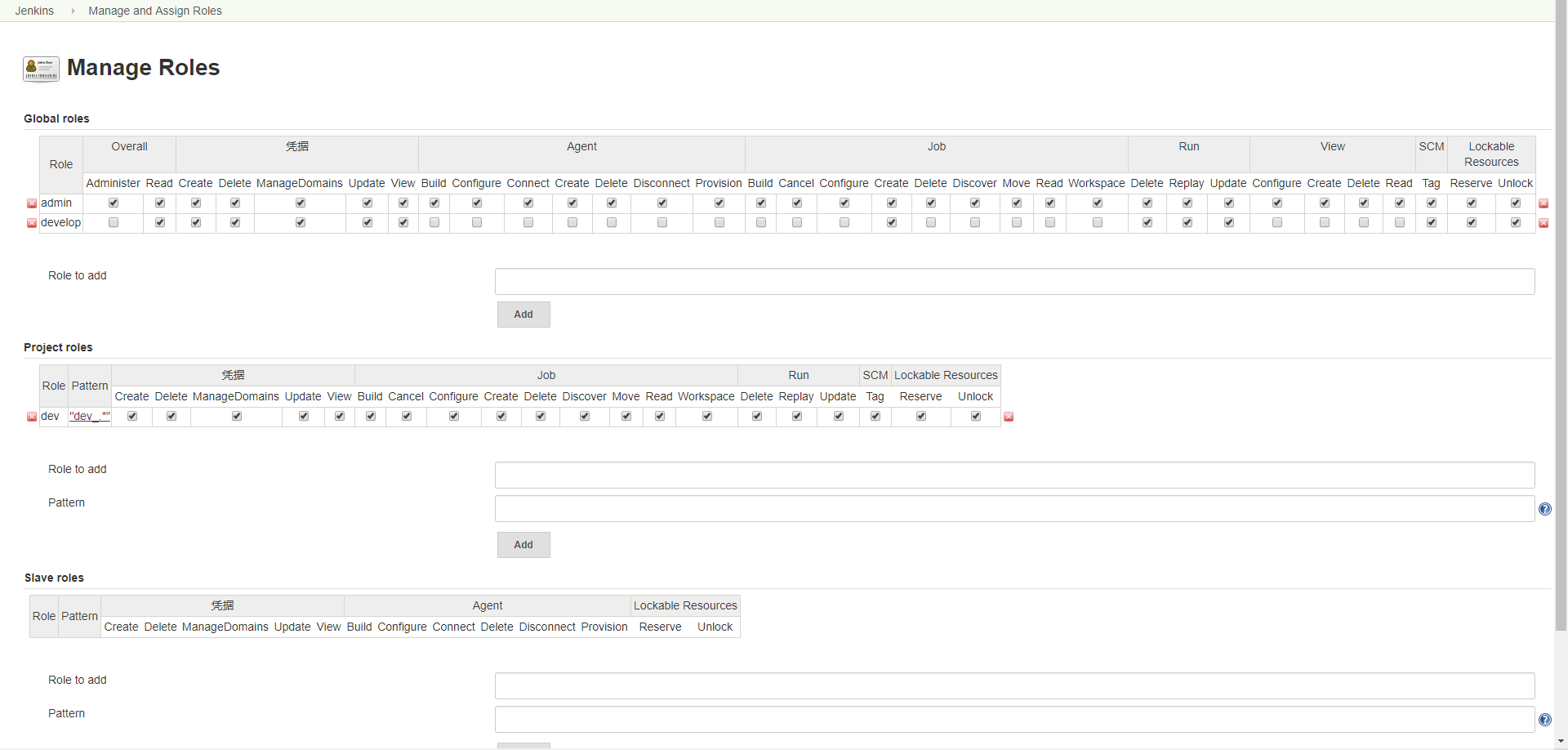 Jenkins用户权限配置